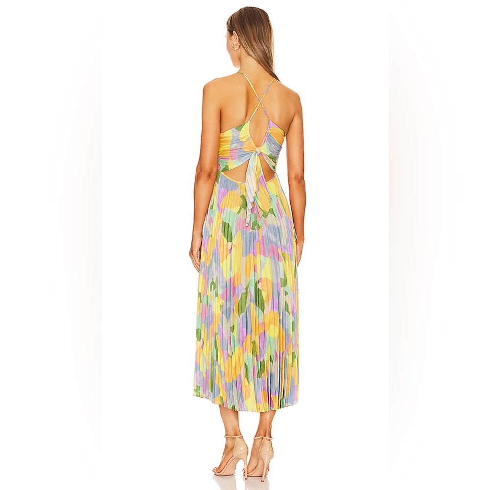 ASTR Blythe Pleated Cutout Dress - Picture 7 of 10
